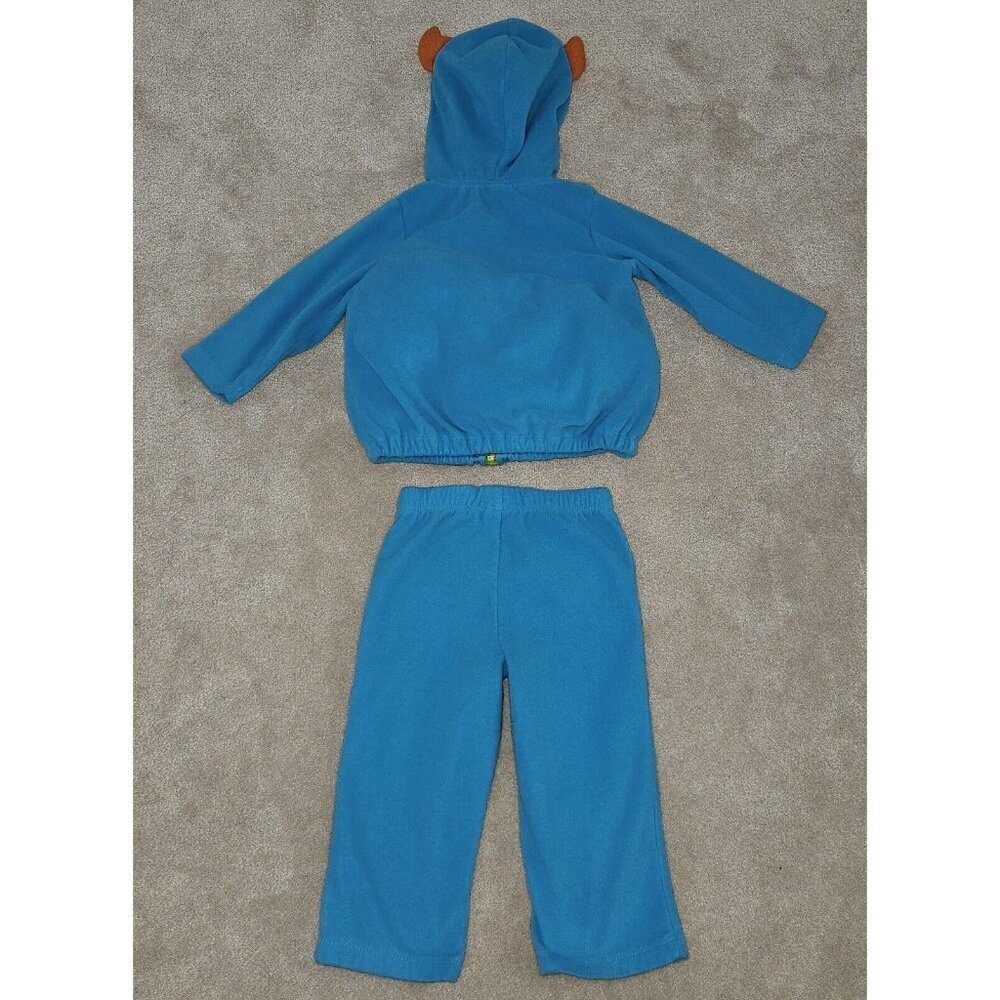 Carter's Blue & Lime Monster Hooded Costume Set - Picture 8 of 8